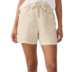 Faherty Topanga Drape Pull-on Short size Small in Wheaten Relaxed Fit